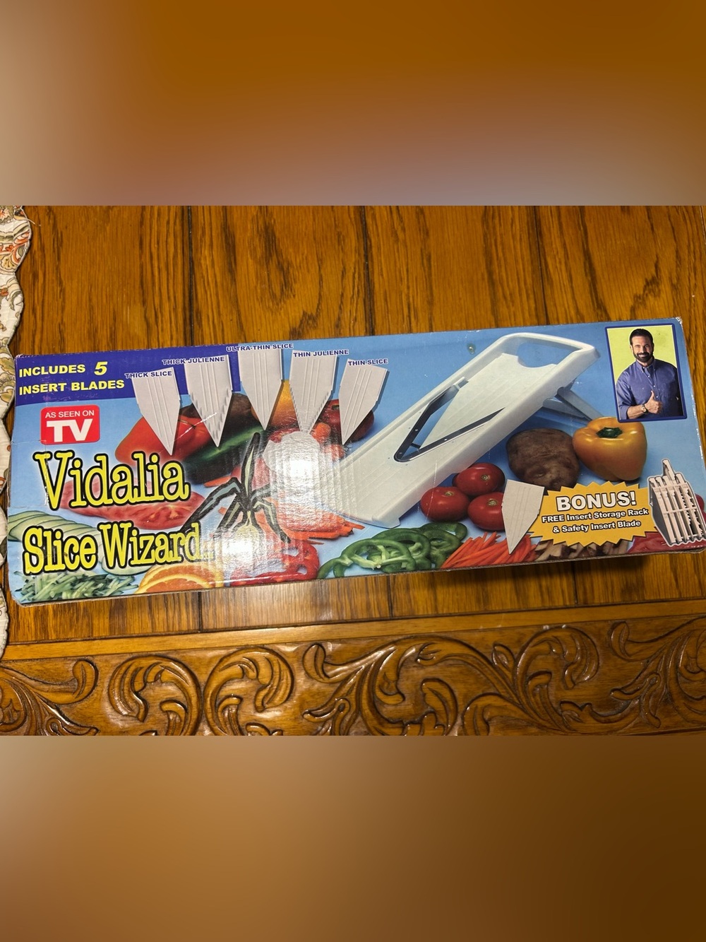 As Seen On TV Vidalia Slice Wizard Mandoline Slicer - White